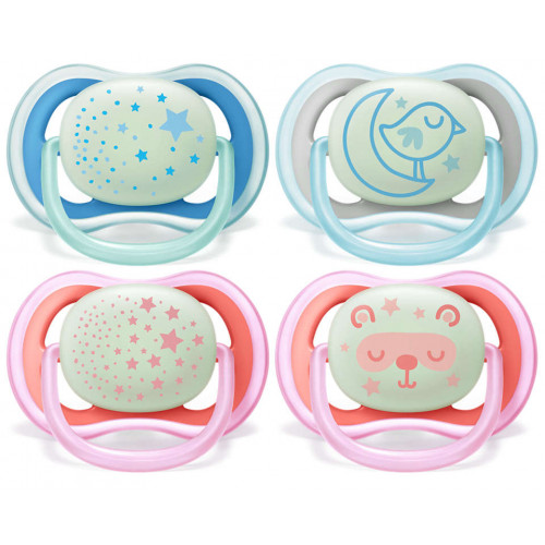 Philips AVENT 6-18M Night time ultra air pacifier (SCF376/20)