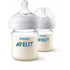Philips Avent Natural PA baby bottle 125ML PK2 SCF472/27