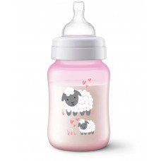 Philips Avent Anti-Colic Deco Bottle 260ML PK1 Sheep (SCF821/14)