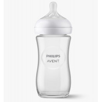 Philips Avent Natural Response Glass Bottle 240ml Bottle PK1 (SCY933/01)