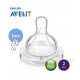 Philips AVENT Teat Slow Flow 1m+ / 2h PK2 (SCF632/27)