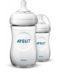 Philips AVENT Natural II PP 260ml Feeding Bottle PK2 - (SCF693/23)