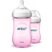 Philips AVENT Natural II PP 260ml Bottle PK2 (Pink) - (SCF694/23)