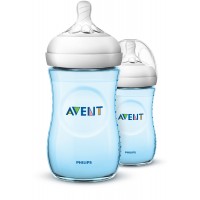 Philips AVENT Natural II PP 260ml Bottle PK2 (Blue) - (SCF695/23)