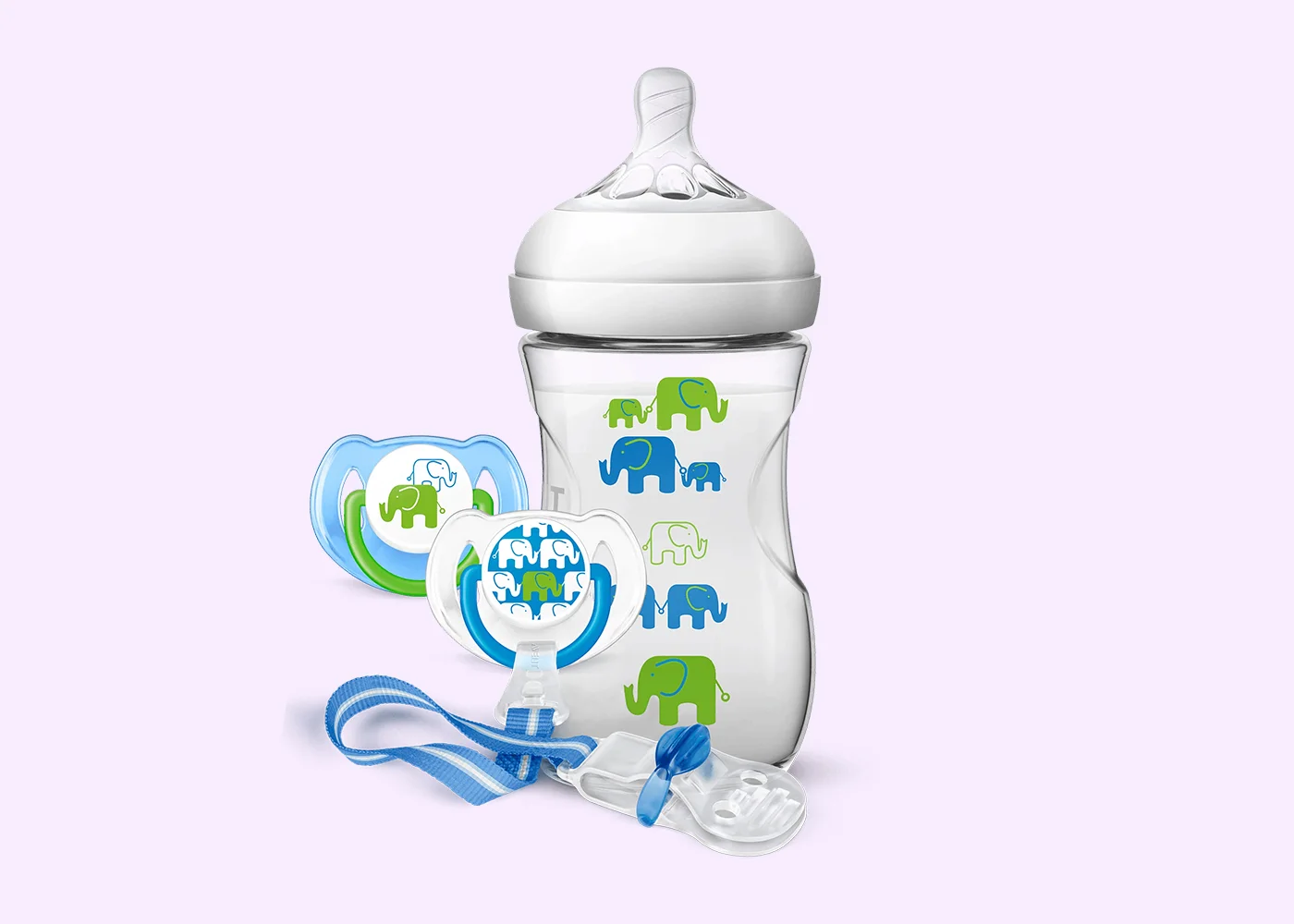 SCD627-13 Natural 260ml Elephant Design Gift Set (SCD627/13) - Image 1