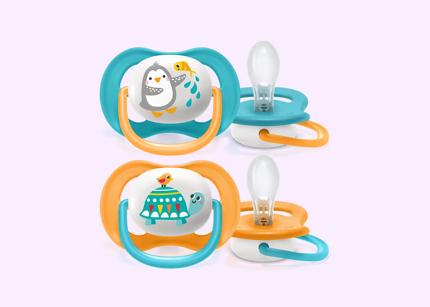 SCF080-07-(1) Soother Ortho 6-18M (SCF080/07) Boy Peng/Turt - Image 1