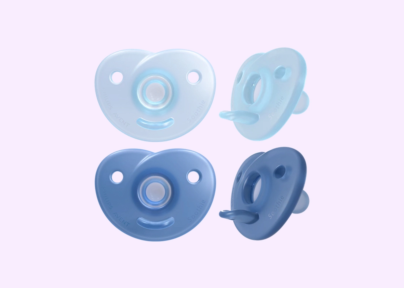 SCF099-21 Curved Soothie 0-6M (SCF099/21) Boy - Image 1