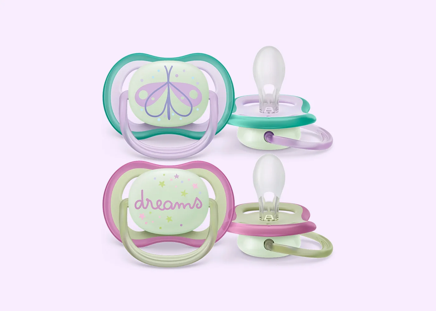 SCF376-19 Soother Air Nighttime 0-6M (SCF376/19) Girl Btfy/Dream - Image 1
