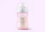 Philips Avent Natural Response 260ml Baby bottle in pastel pink (SCY903/11) - Image 2