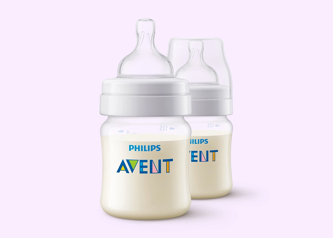 SCY100-02 Anti-Colic PP Bottle 125ml Pk2 (SCY100/02) - Image 1