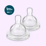Silicone Teat 0m+ / 1h PK2 (SCY762/02)