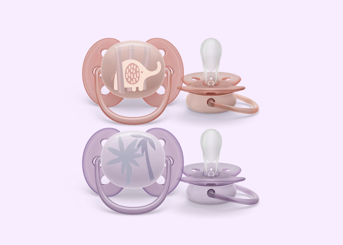 SCF091-09-(1) Soother Soft 0-6M (SCF091/09) Girl - Image 1