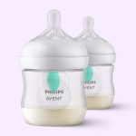 Natural Bottle 125ml PK2 (SCY670/02) with Airfree vent
